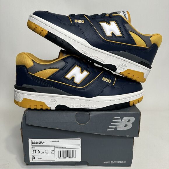 New Balance Shoes 550 “Michigan/Navy Yellow” 2024